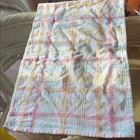 Colorful Plaid Window Valance 46" - Picture 2 of 3